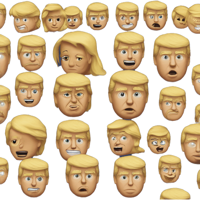 Emoji of Donald trump emoji