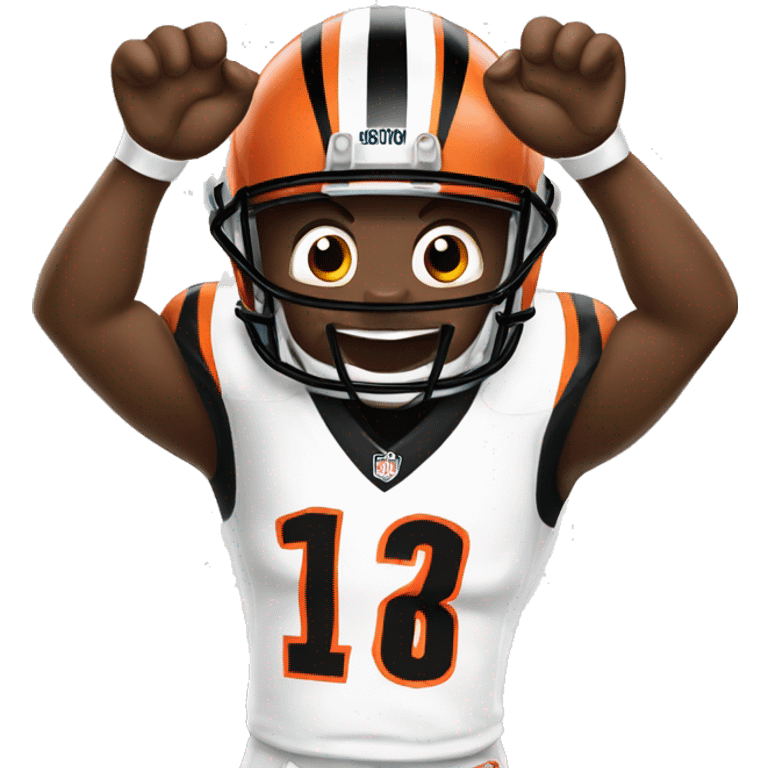 Cincinnati bengal scoring touchdown emoji