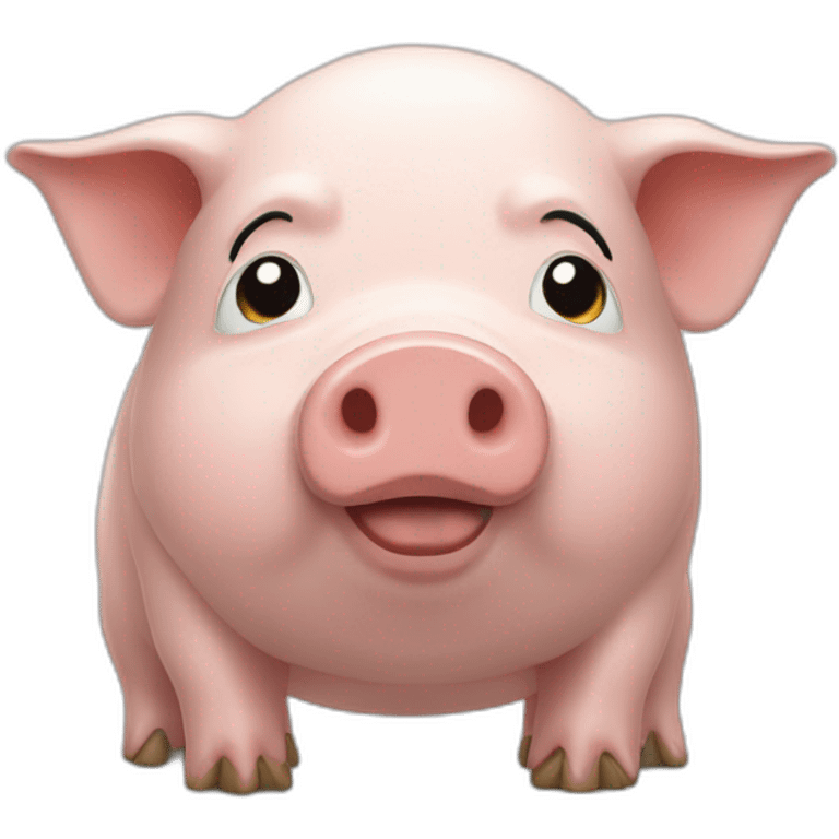 Cochon avec ailes emoji