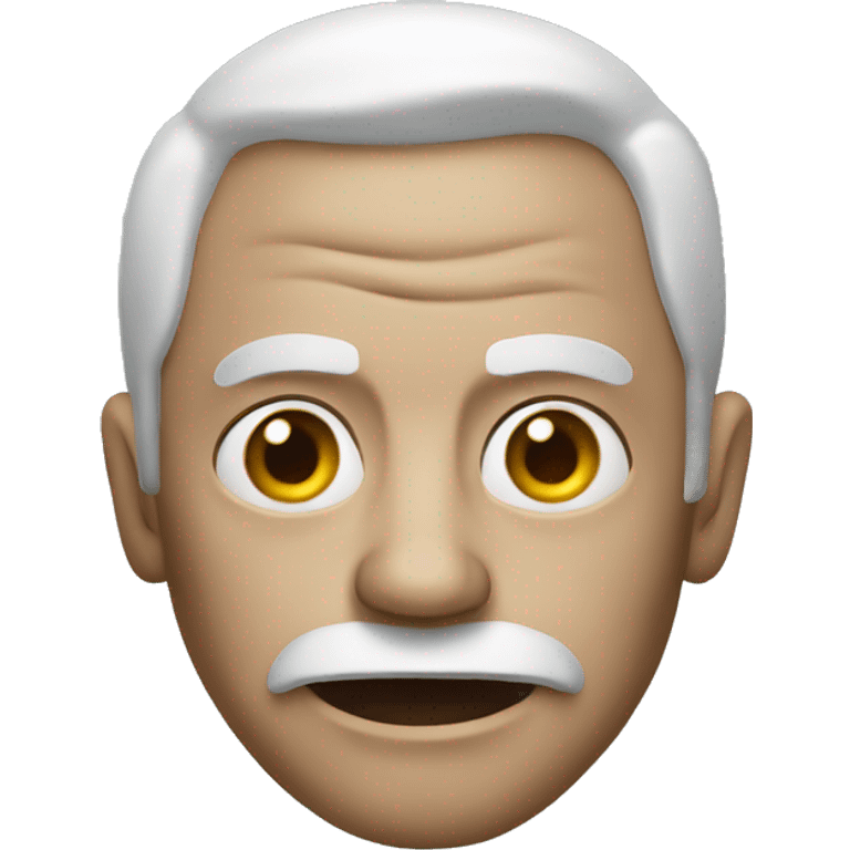 Scary man emoji