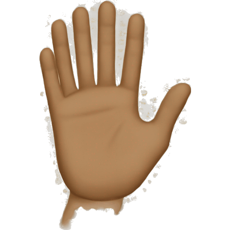 Un emoji content qui se tient la tête avec les mains emoji