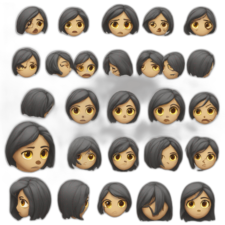 Hihabi sad women emoji