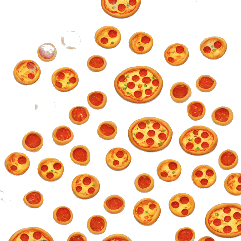 A delicious pizza emoji emoji