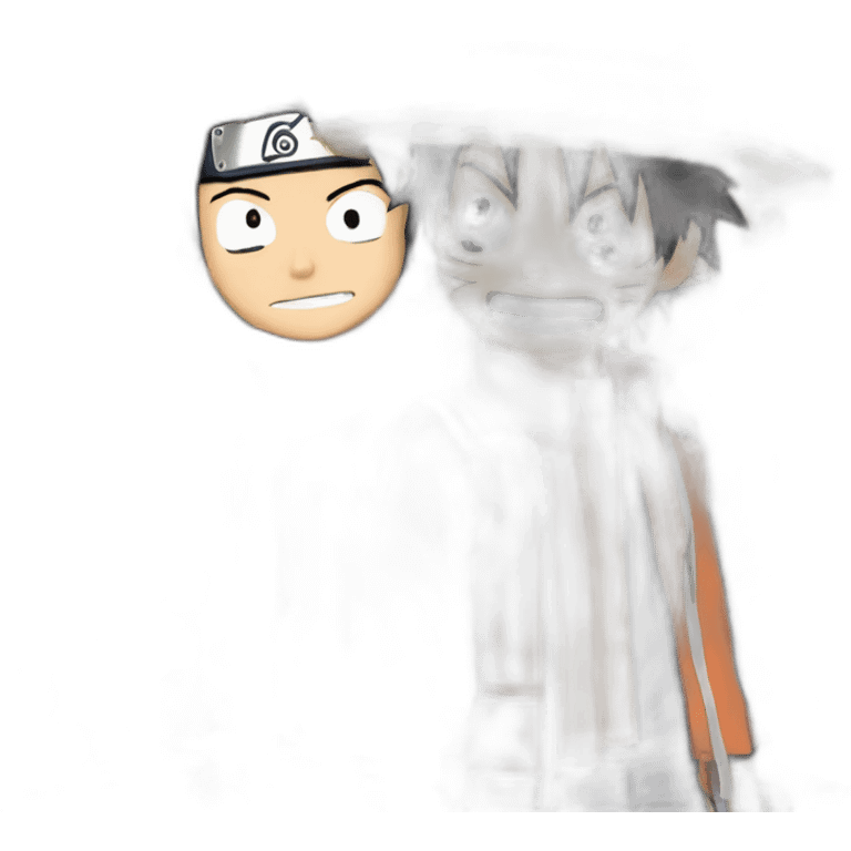 Naruto et Luffy emoji