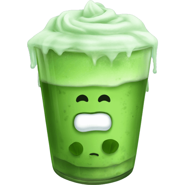 Iced Matcha  emoji