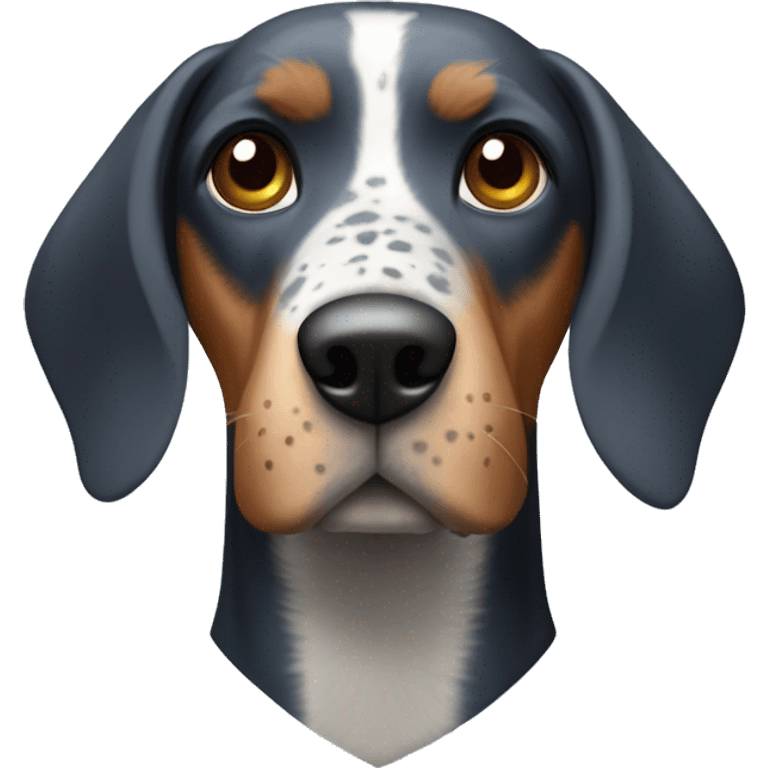 Blue tick coon hound emoji