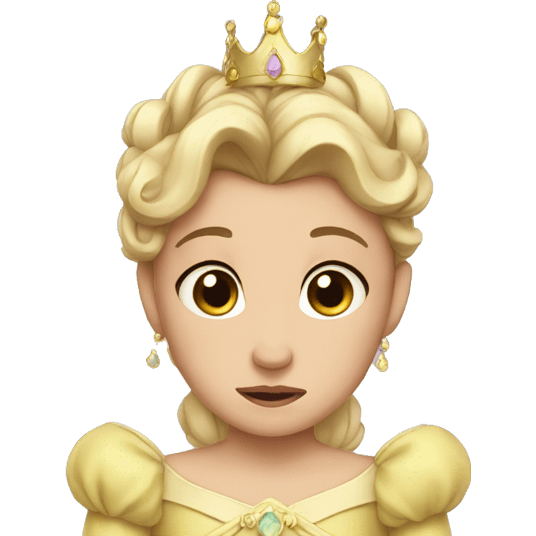 princess crying emoji