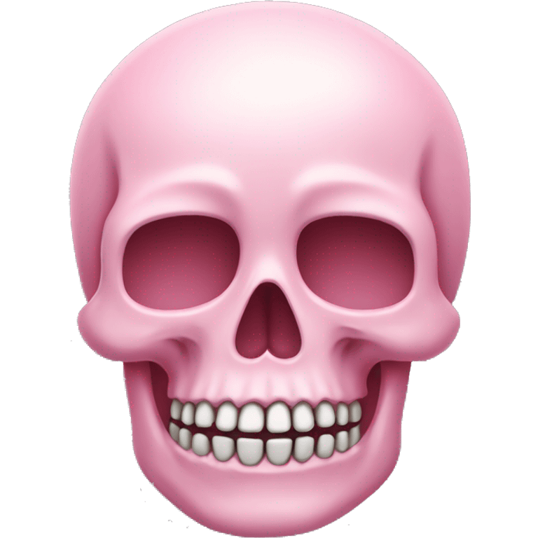 light pink skull emoji