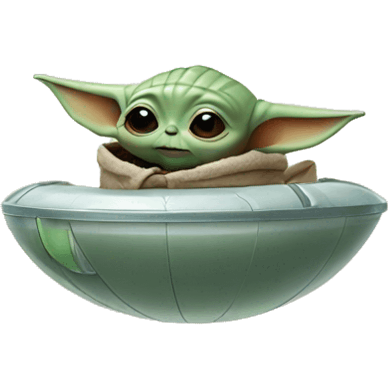 baby yoda floating pod emoji