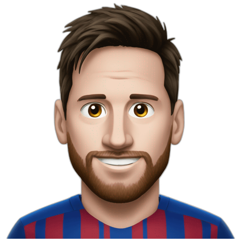 Messi with hasbulla emoji