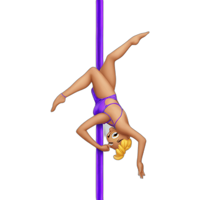 poledancer from below emoji