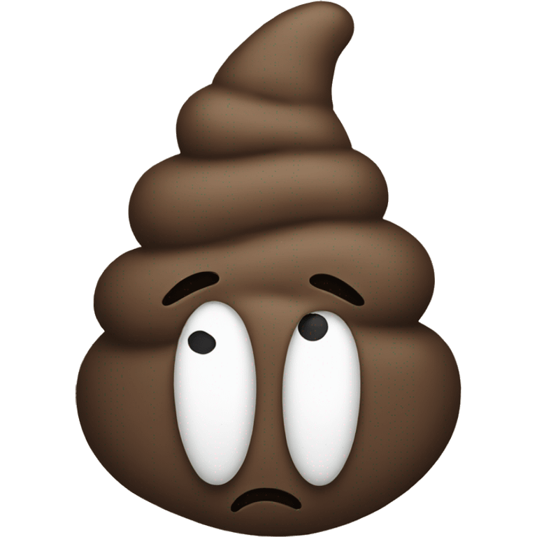 Poop with ears emoji