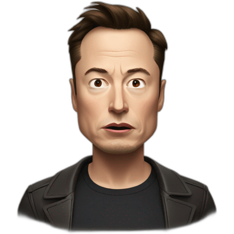 Angry elon musk emoji