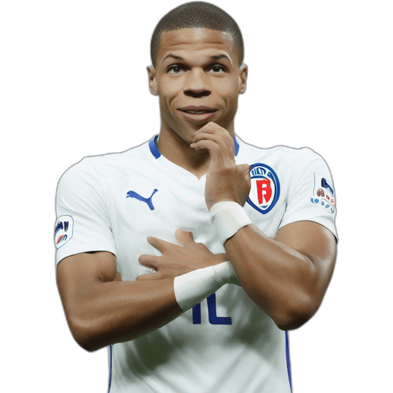 bisous de mbappé emoji