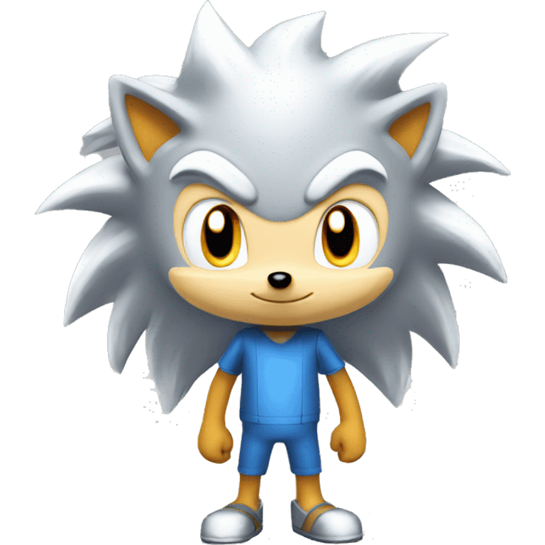 silver the hedgehog emoji