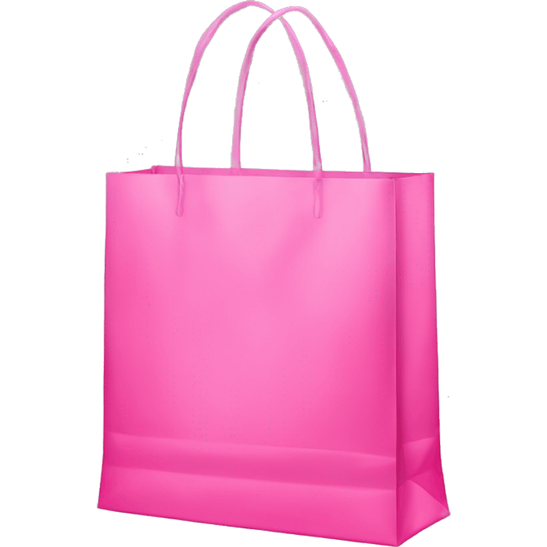 Pink victoria’s secret shopping bag emoji