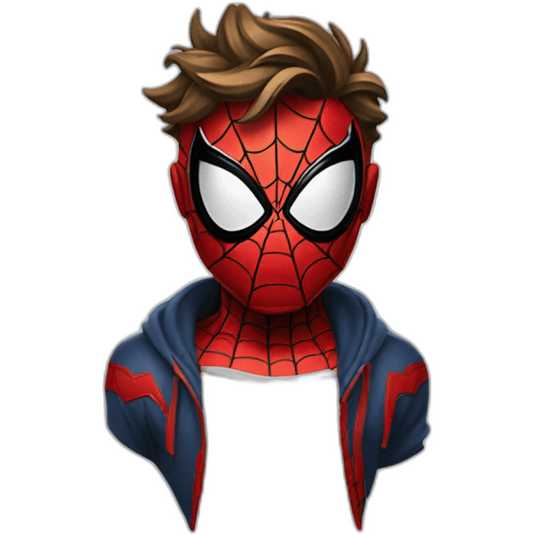 Spider man in venom emoji