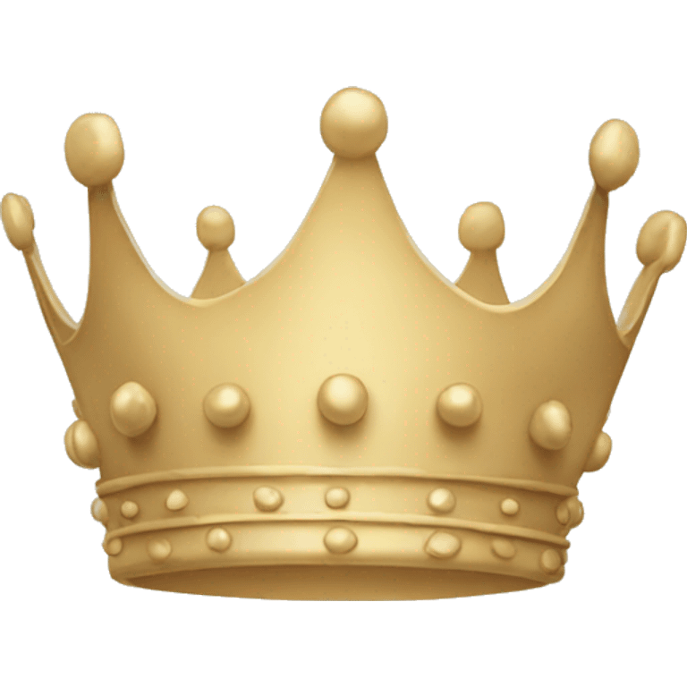 cream crown emoji