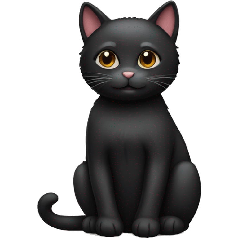 black cat teddy bear  emoji