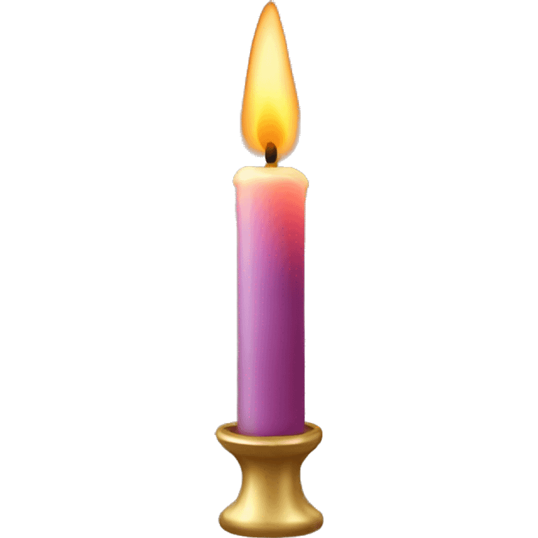 Christmas candle emoji