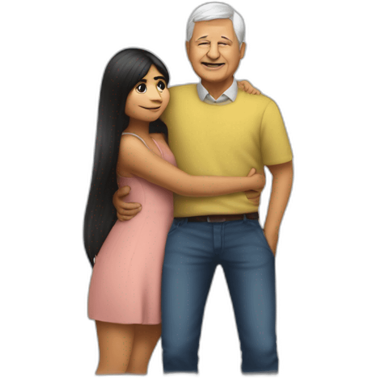 mia khalifa neckline hugging to Andres Manuel Lopez Obrador fronted emoji