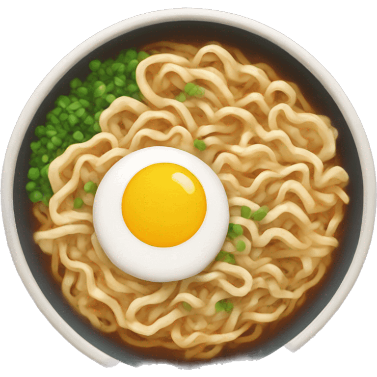 fancy ramen top view emoji