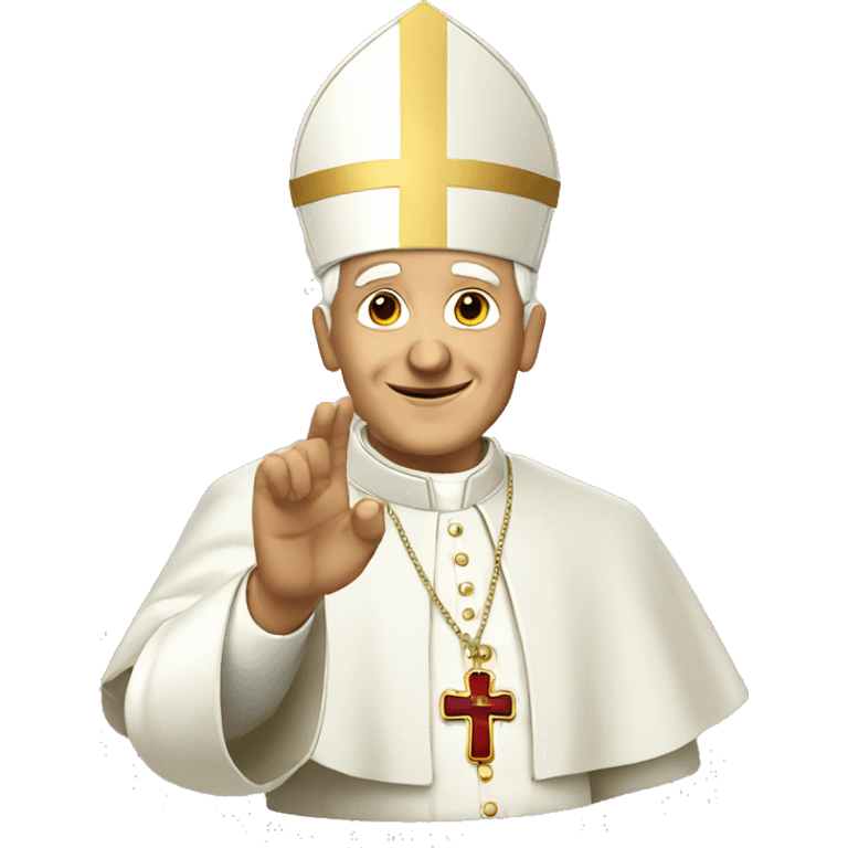 pope approves hand gesture emoji