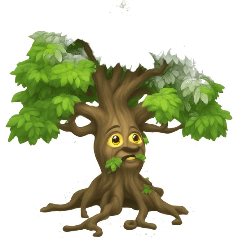 tree of life druid fun cartoon emoji