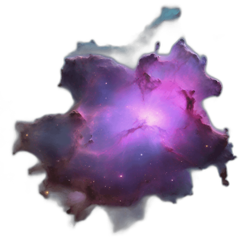 realistic nebula in cosmic space emoji