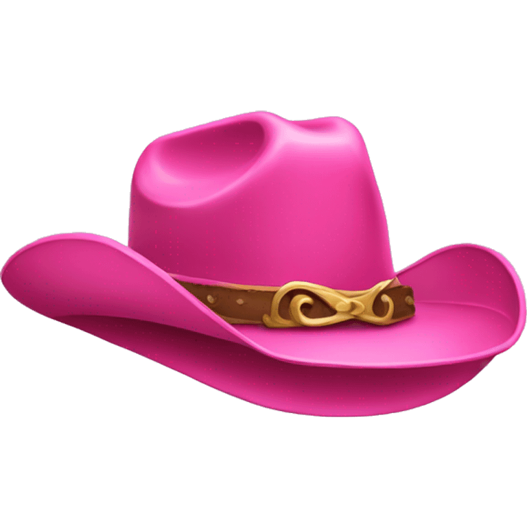 pink cowboy hat emoji