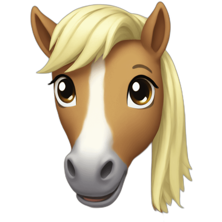 Cute pony  emoji