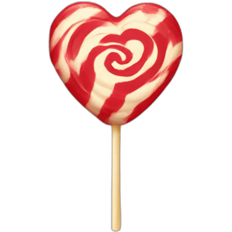 lollipop heart shape emoji