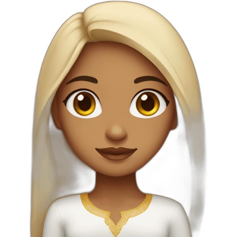 Brown-young-beautiful-Moroccan-girl emoji