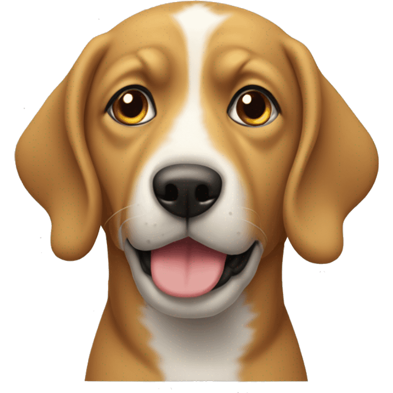 gözlüklü köpek emoji