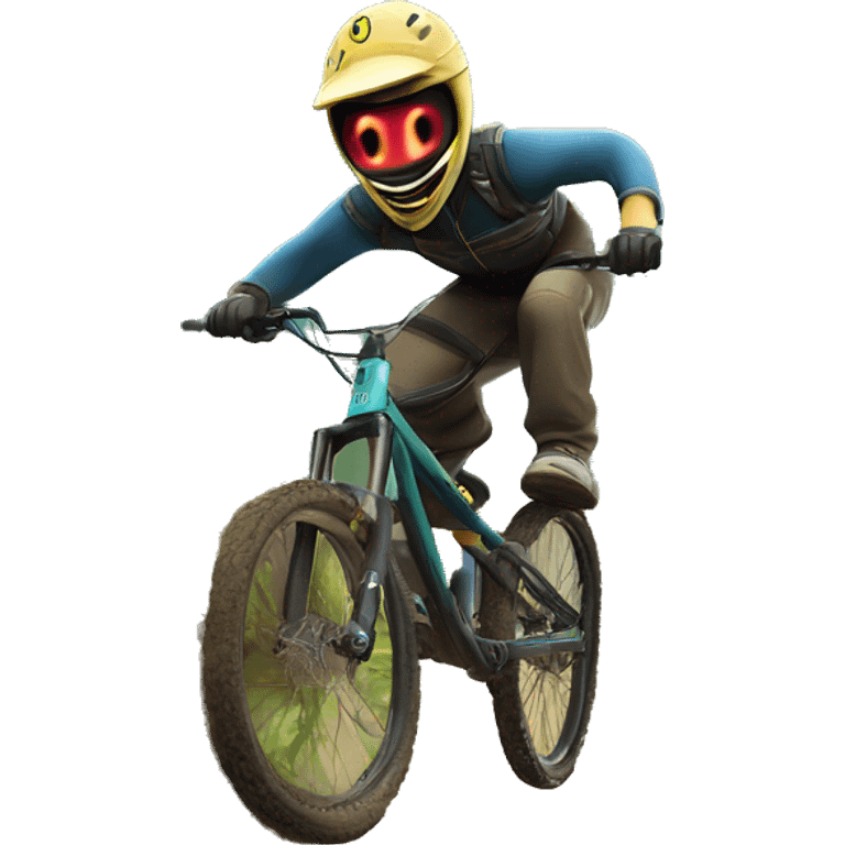 Dirt jumps im Wald emoji