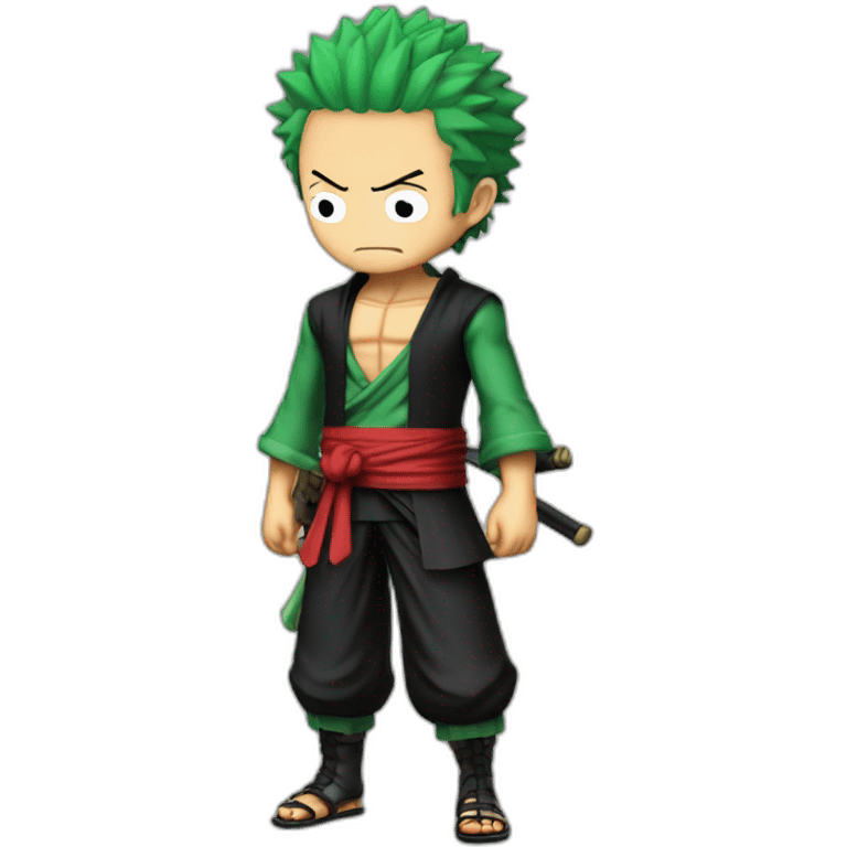 Zoro One Piece Standing emoji