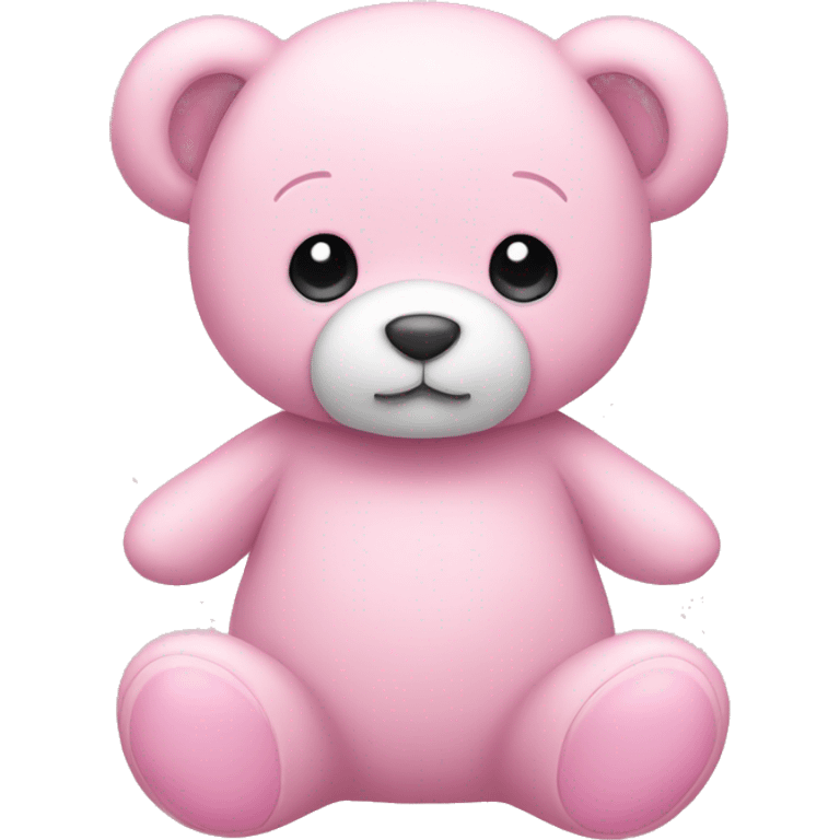 light pink teddy emoji