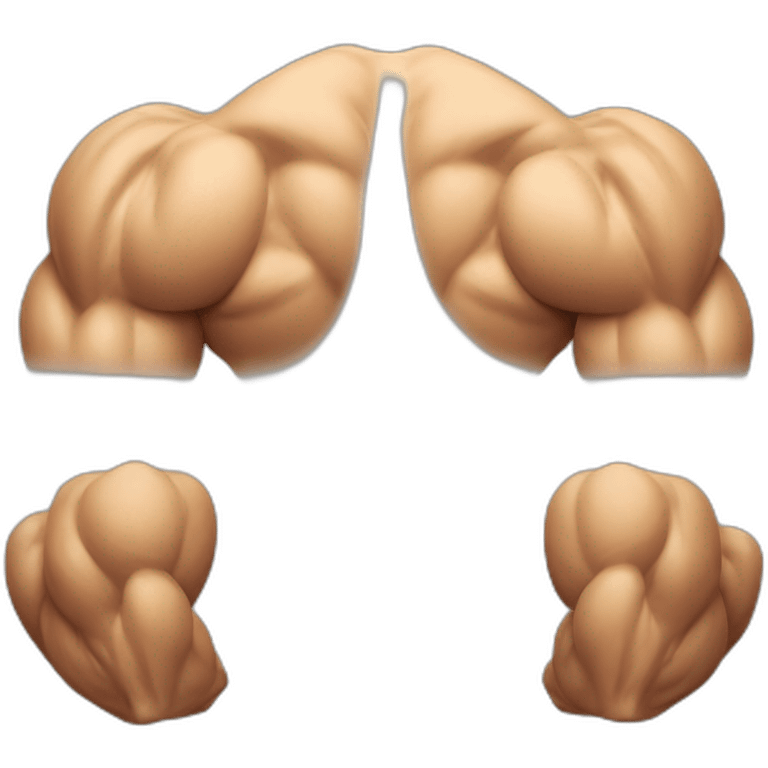 Muscle du dos emoji