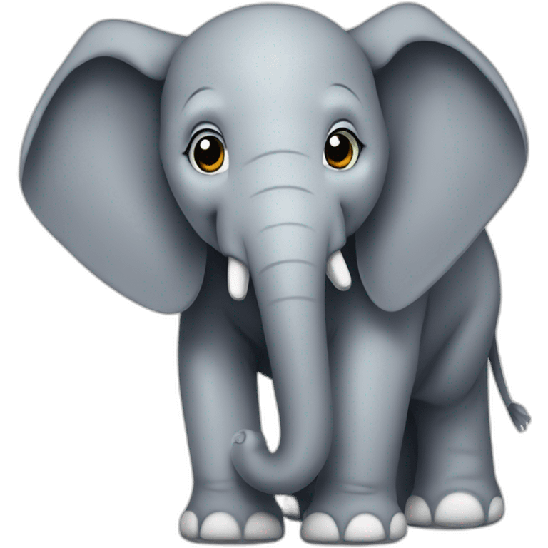 PHP elephant wishing it was javascript emoji