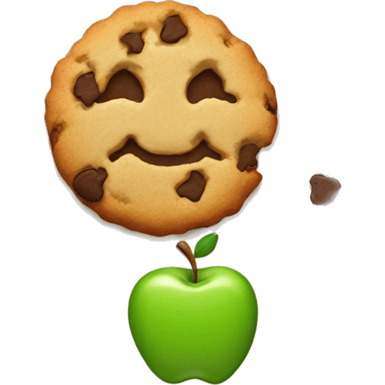 Apple cookie  emoji