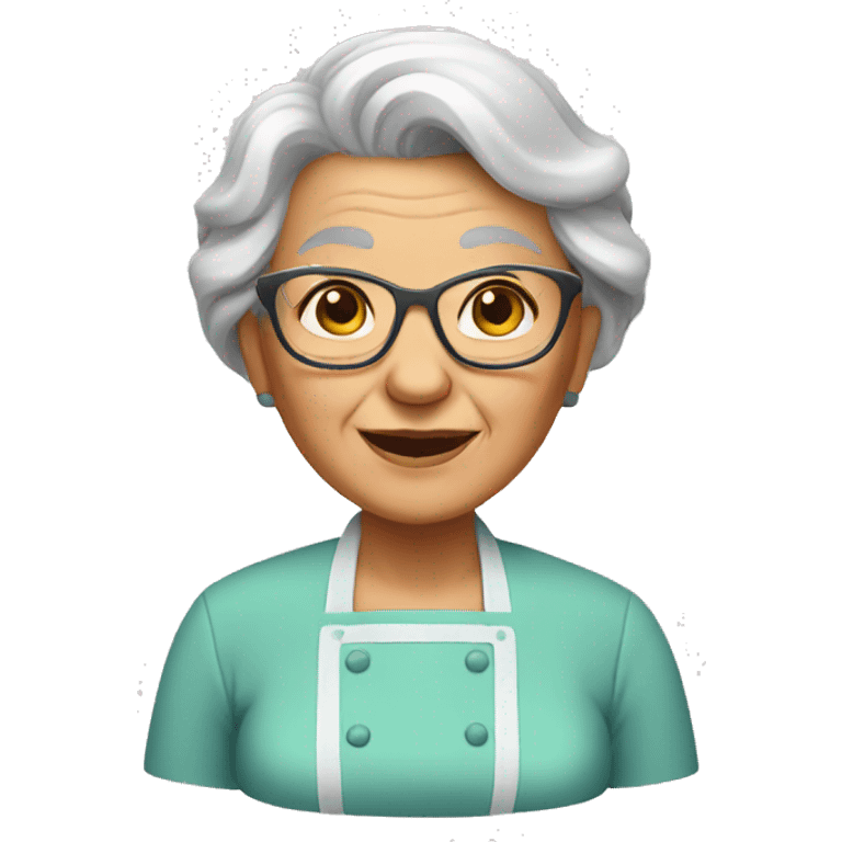 grandma cook emoji