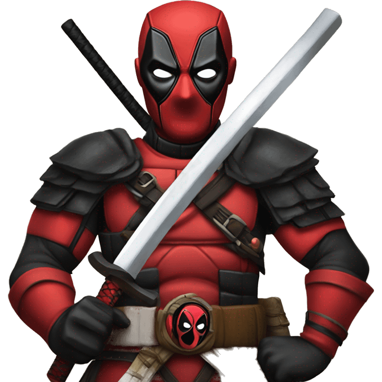 deadpool samurai emoji