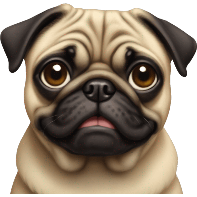 Perro pug emoji