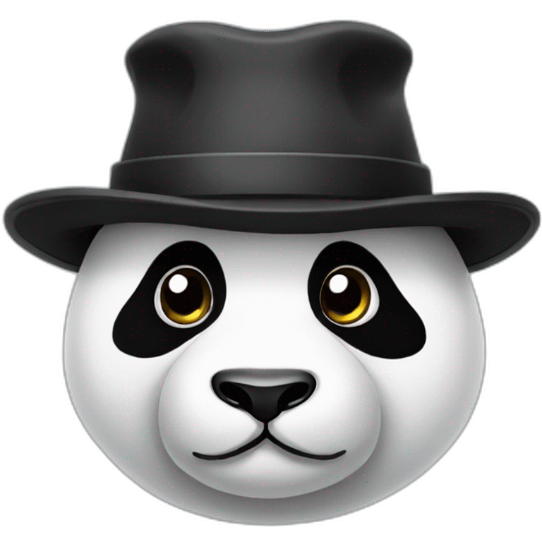 Panda avec chapeau emoji