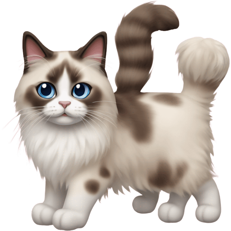 Two Ragdoll cats emoji