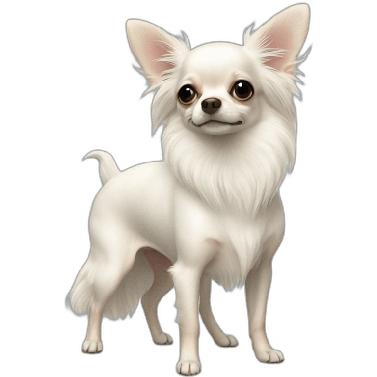 rice cake chihuahua longcoat white emoji