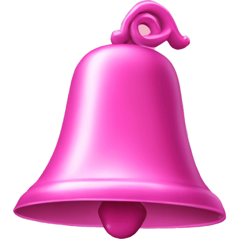 Pink bell emoji