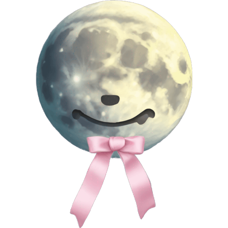 moon with ribbon  emoji