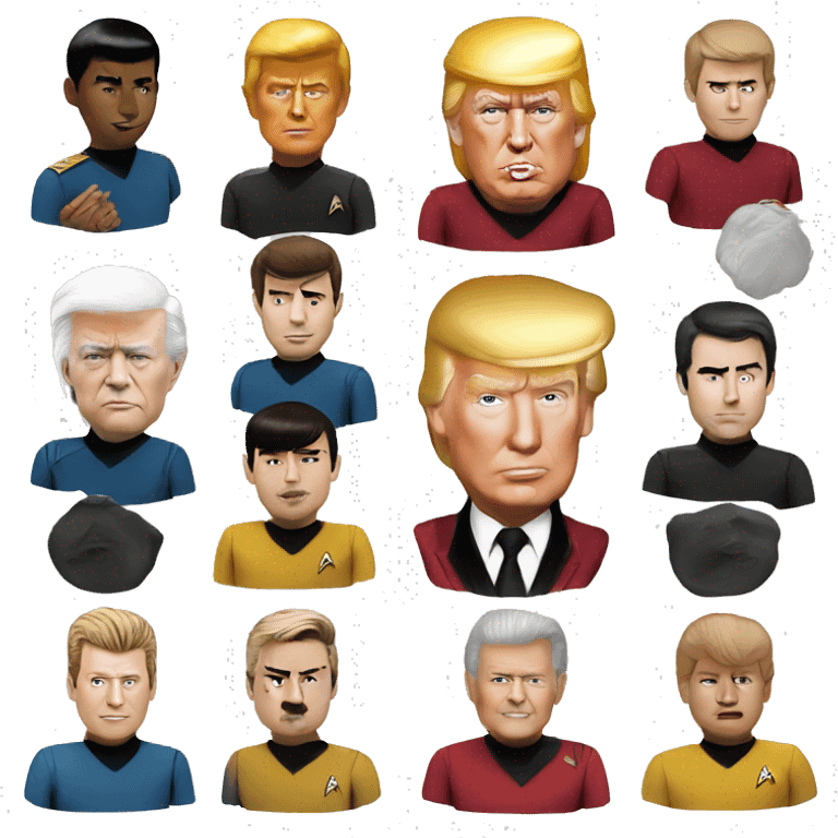 star trek captain donald trump emoji