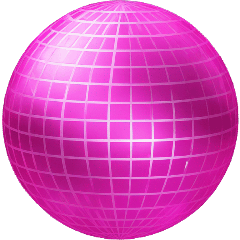 Pink disco ball emoji